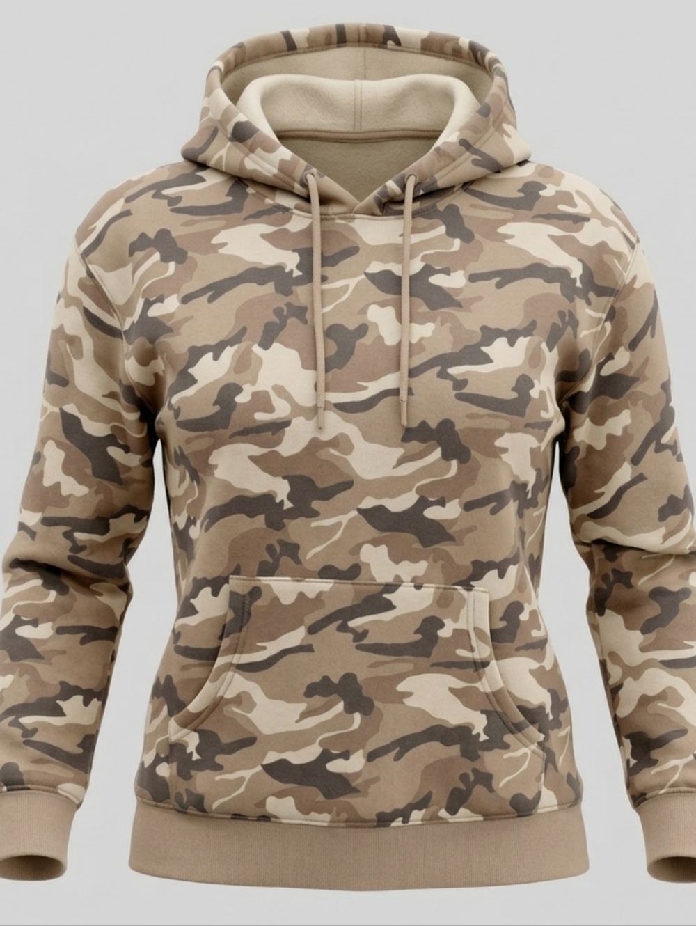 George Cream and Tan Hoodie Size XXL